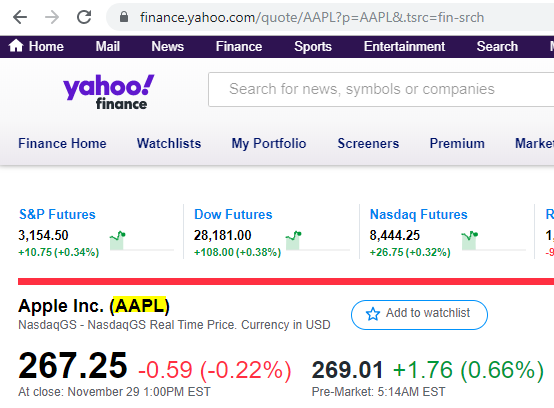 How to scrape Yahoo finance